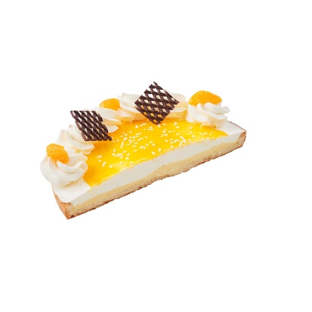 Sinas-mandarijn kwarkvlaai