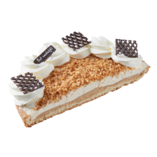 Zwitserse roomvlaai half