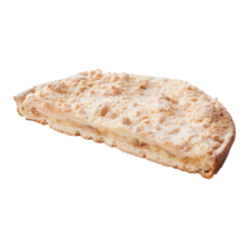 Appelkruimelvlaai half