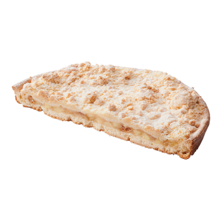 Appelkruimelvlaai half