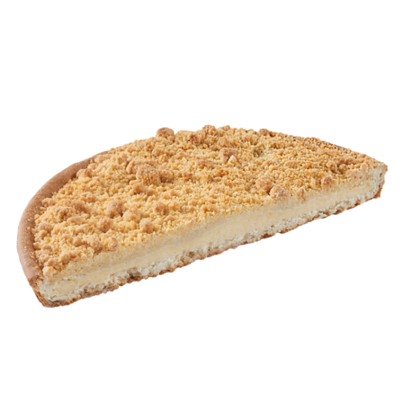 Kruimelroomvlaai half