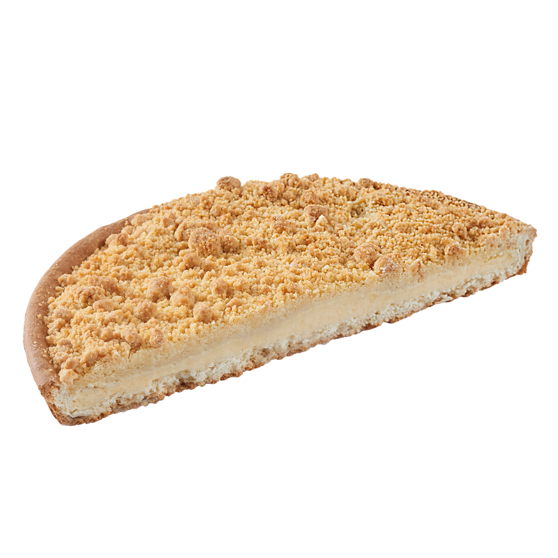 Kruimelroomvlaai half