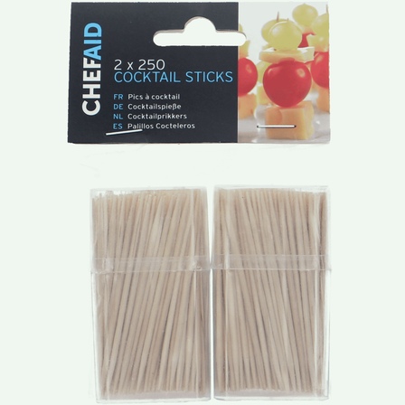 Cocktailprikkers 2x250 stuks
