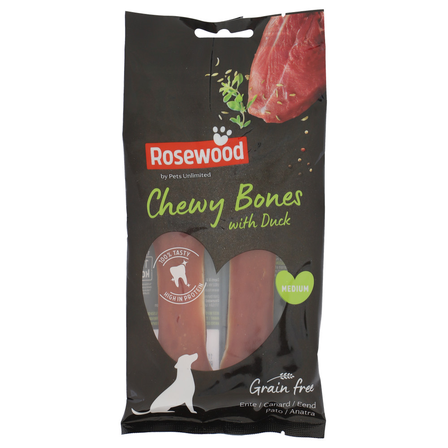 Rosewood Hondensnack Kauwkluif Eend Medium