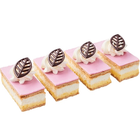Luxe roze tompouce