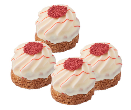 Mini slofje framboos