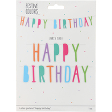 Vlaggen "Happy Birthday"