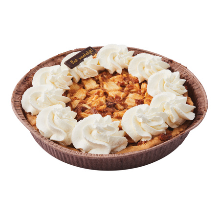 Appeltaart met slagroom