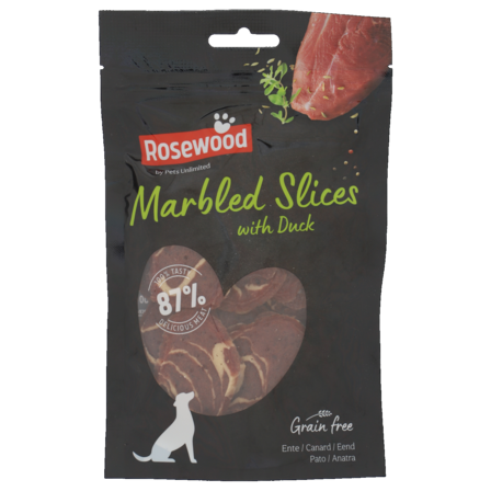 Rosewood marbled slices eend