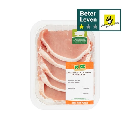 Filetlapjes á la Minute