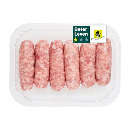 Mini varkenschipolata 6 st.