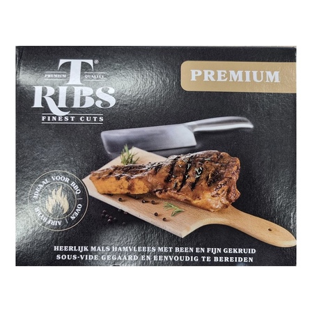 T ribs gegaard varkensvlees met been