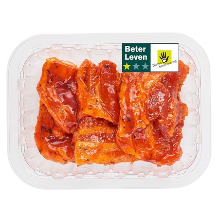 Mini gemarineerde speklapjes