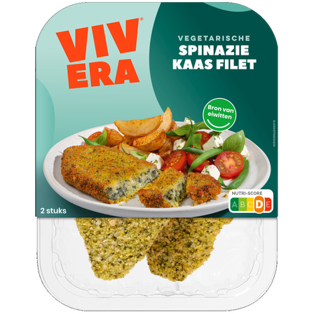 Vivera spinazie kaas filet