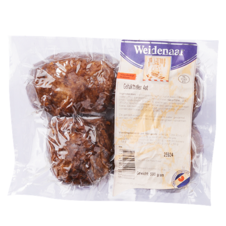 Weidenaar Gehaktballen 4 stuks