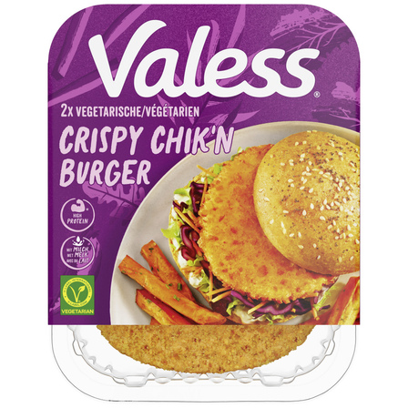 Valess Crispy Chick'nburger  2 x 90 gram