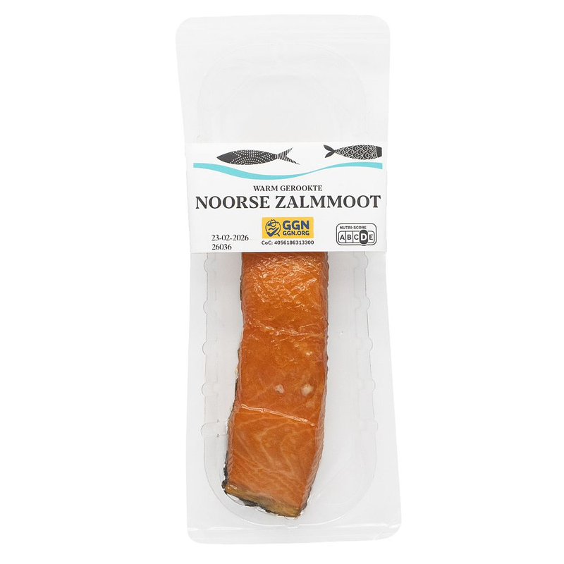 Warmgerookte Noorse zalmmoot