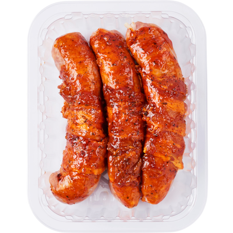 Saucijs met Gerookt Spek 3 stuks